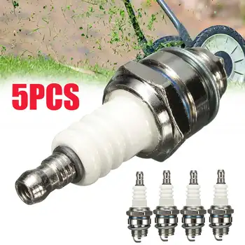 

1/5PC 55x22mm Lawn Mower Spark Plug Rep RJ19LM BR2LM For Briggs & Stratton Motors