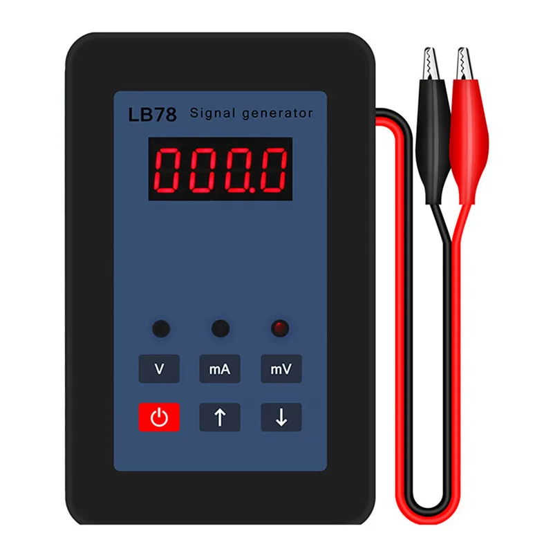 

LB78 Resistance Current Voltmeter Portable 4-20mA Signal Generator 0-20mA 0-110mV Calibrator High-Precision mA mV LCD Display
