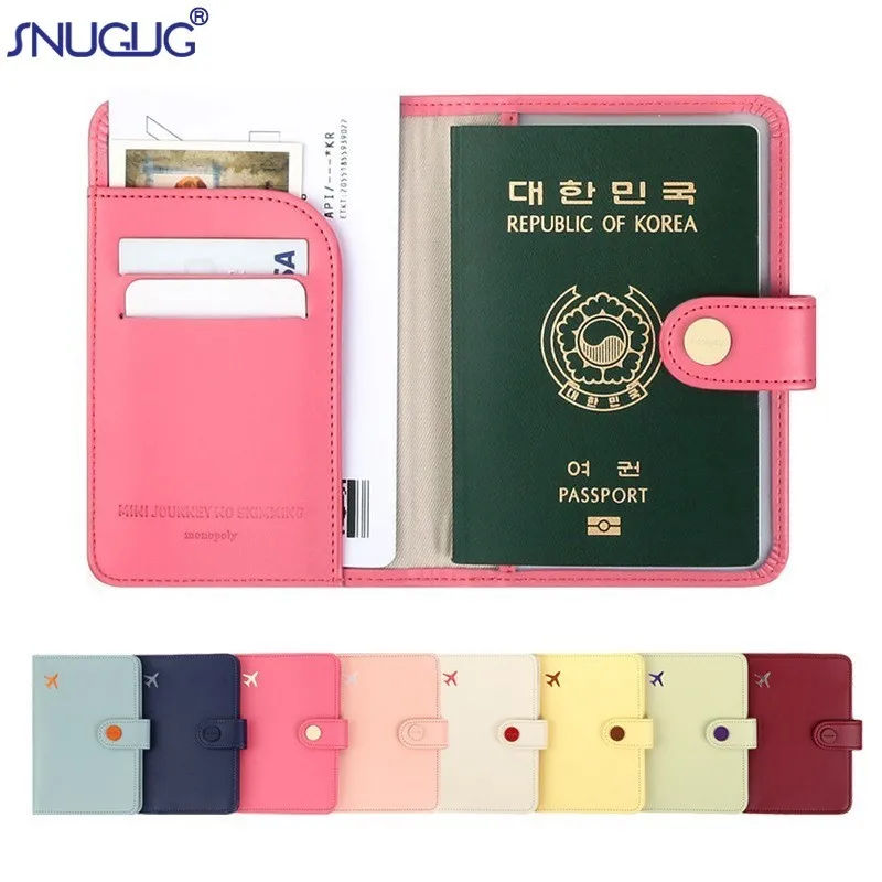 

Universal Travel Passport Cover Women Pu Leather Cute Pink Holder Passport Lovely Girl Pasaport Case Travel Covers for passports