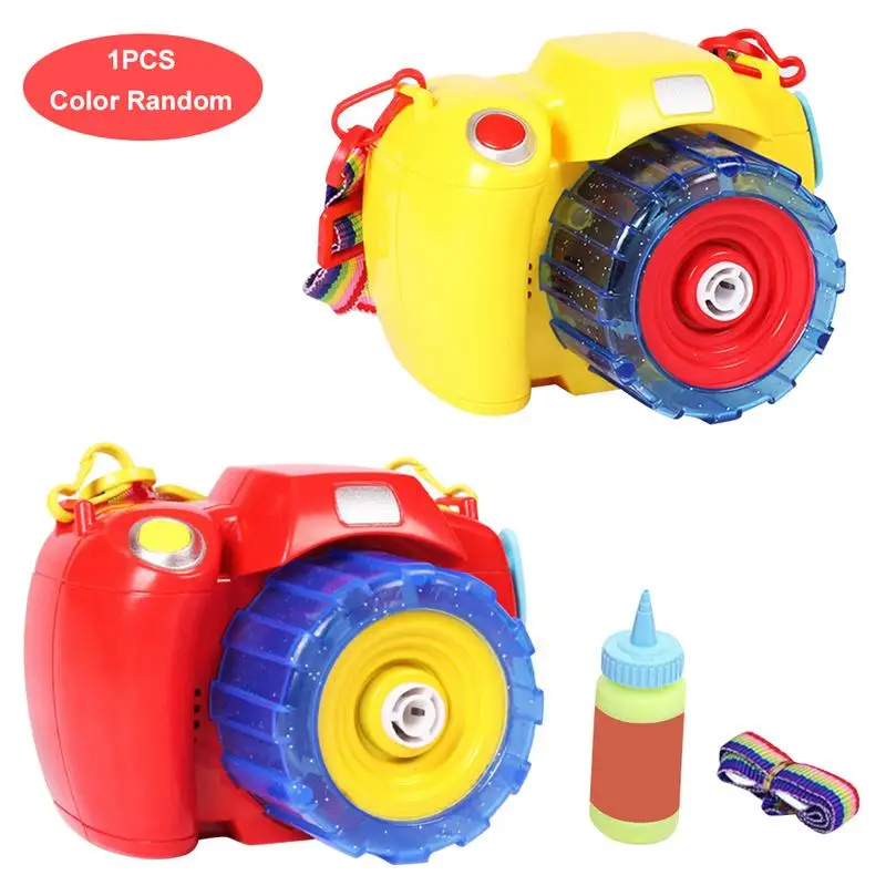 

Camera Bubble Machine Magic Colored Music Bubble Machine Toys For Children