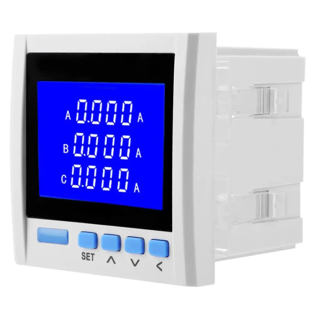 

New Digital Three-phase Multi-Function Voltage Current Meter Voltmeter Ammeter Smart Instrument