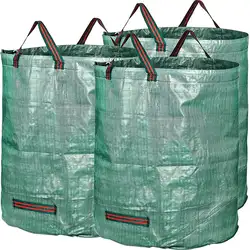 3-Pack 72 галлона сверхмощный сад мусорные мешки максимум 120lbs Одна сумка для сада газон лист двор