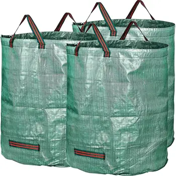 

3-Pack 72 Gallons Heavy Duty Garden Waste Bags Maximum 120lbs one bag for Garden Lawn Leaf Yard