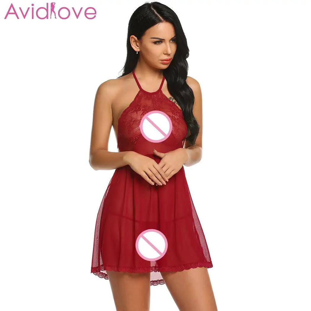 Женское нижнее белье Avidlove кружевное Ночное платье большого размера для сна