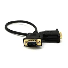 15Pin VGA короткий видео кабель удлинитель мужчин и мужчин для монитора подключает ПК или ноутбук к проектору ЖК-монитор