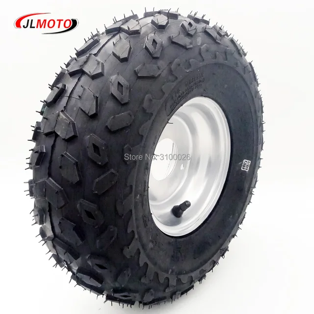 US $14.99 6 Inch Rim 385mm 145706 Off Road Wheel Tire Fit For 49cc 50cc 110cc Electric ATV Scooter Buggy 