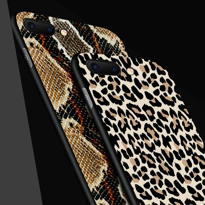 

Leopard Printing Snake Skin Phone Case For iPhone X XS XR XS Max 6 6S 7 8 Plus Fashion Soft TPU Zebra Pattern Back Cover