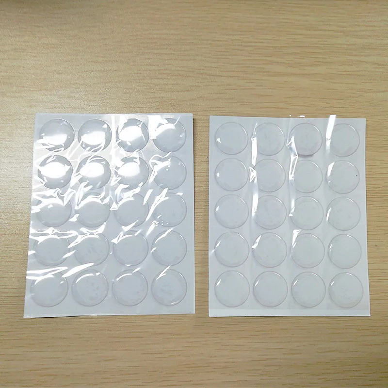 Липучки круглые. Эпоксидная наклейка прозрачная. Заглушка мебельная. Липучка 10 мм. Демпфер захлопа 10мм прозрачный.