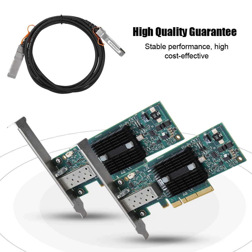 

10 GB Mellanox PCI-E Network Suite Kit Single-port Ethernet Card SFP Connection Cable for MNPA19-XT for PCIe