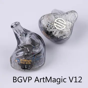 

2019 Newest BGVP ArtMagic V12 Customizable 12BA Hifi Music Monitor In Ear Earphones 12 Balanced Armature Drivers Earbuds DMG DM6