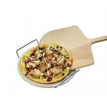 12 14 дюймов натуральная деревянная лопатка для пиццы, лопатка для пиццы, лопатка для выпечки домашней пиццы и хлеба