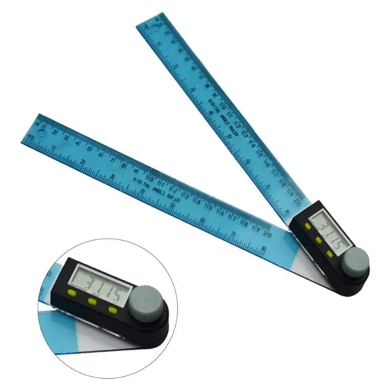 

200mm Digital Protractor Inclinometer Goniometer Level Measuring Tool Electronic Angle Gauge Stainless Steel Angle Ruler