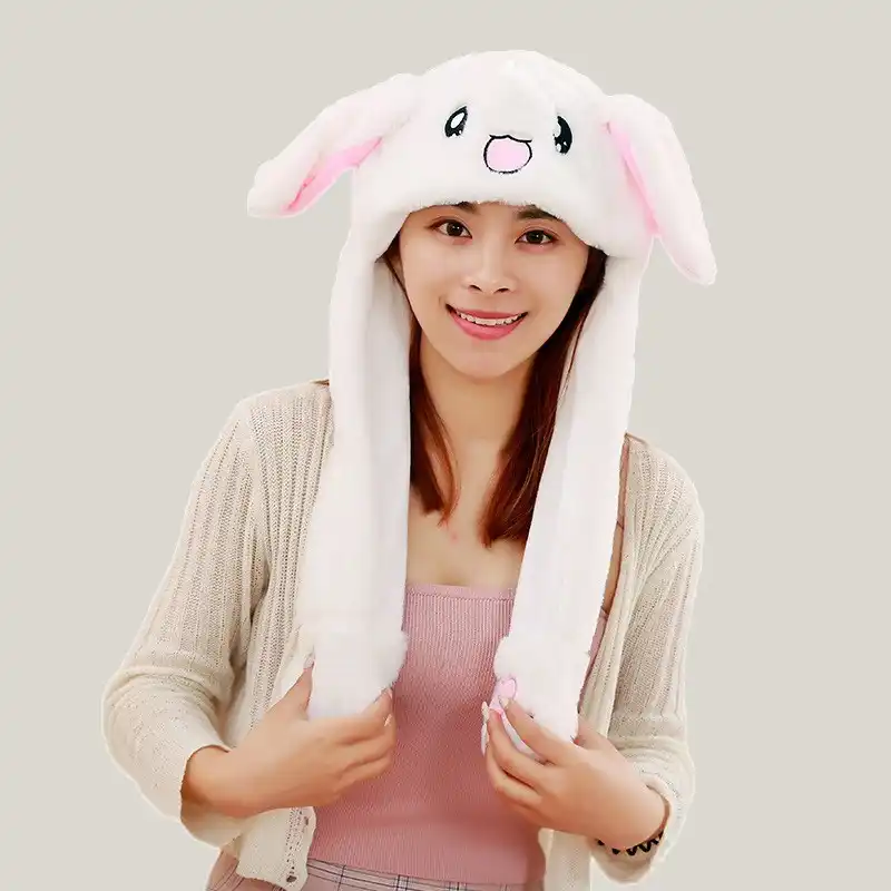 47 rabbit head adjustable hat