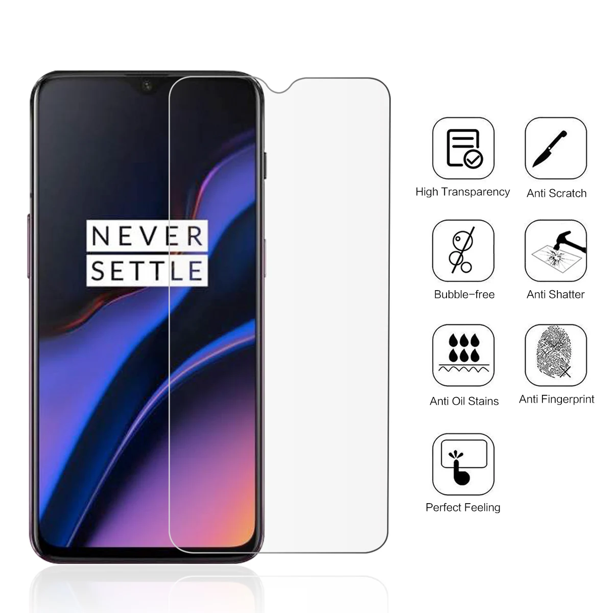 Закаленное стекло 9H для Oneplus 7 Pro защита экрана против царапин One plus фотография с