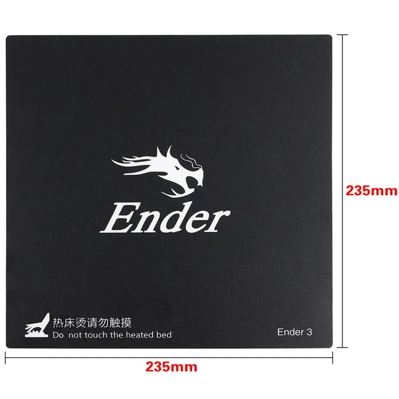 3D Printer Removable Fiberglass Build Plate Heatbed Add Heatbed Sticker Build Plate For Ender-3 Size 235Mm 3D Printer Removable Fiberglass Build Plate Heatbed Add Heatbed Sticker Build Plate For Ender-3 Size 235Mm