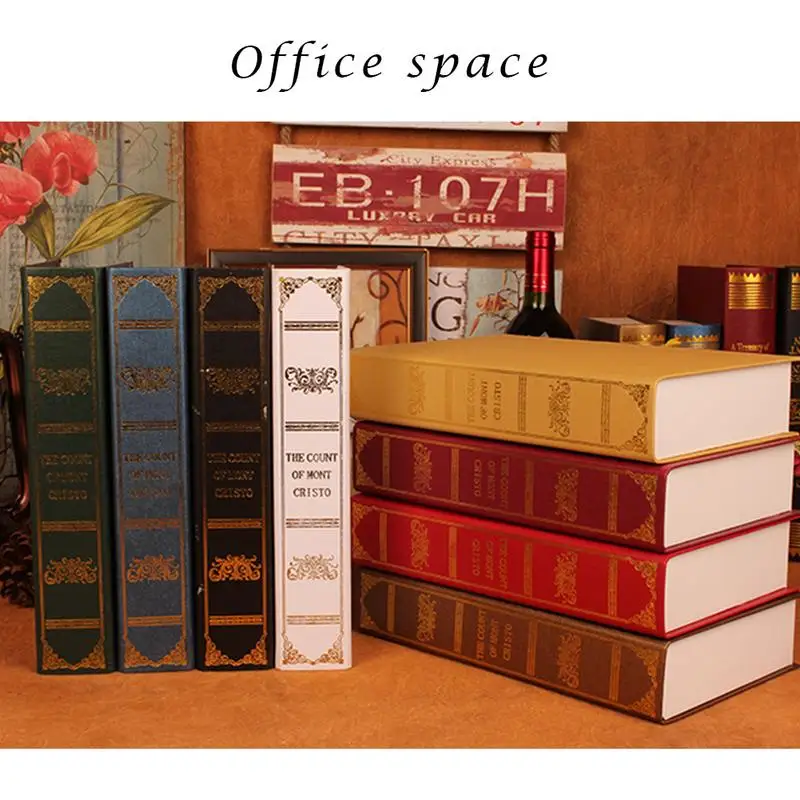 الأوروبية ديكور المنزل محاكاة كتاب دراسة الدعامة الديكور مقهى التصوير الدعائم خزانة محاكاة وهمية كتاب عشوائي اللون
