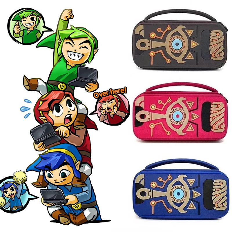 

The Legend of Zelda Sheikah Slate Travel Storage Bag Carrying Protector Cover For Switch Console NS Legend Toys Hobbies