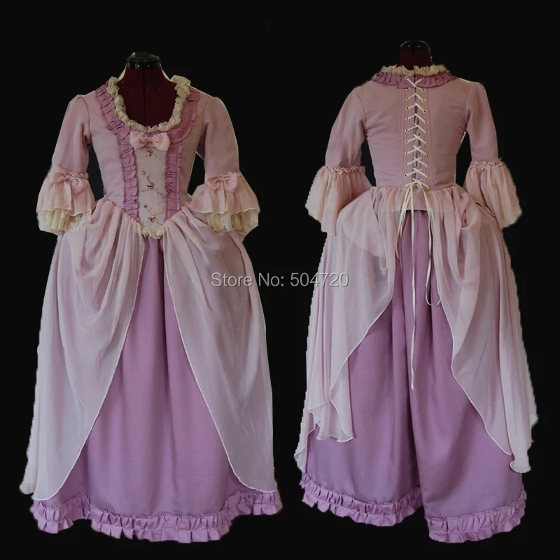 

Tailored!Blue Vintage costumes 18th Duchess Retro medieval Renaissance Reenactment Theatre Civil war Victorian dress HL-390