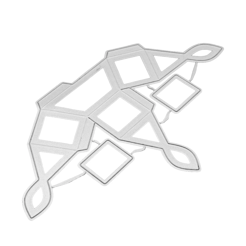  17*10.5cm Gift Box Metal Cutting Dies Cards 3D DIY Scrapbooking Carbon Sharp Craft Die Photo Invita - 32985924386