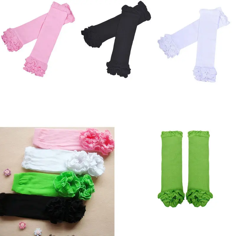 

Cute Baby Kids Toddler Girls Knee High Socks Lace Up Tights Leg Warmer Socks