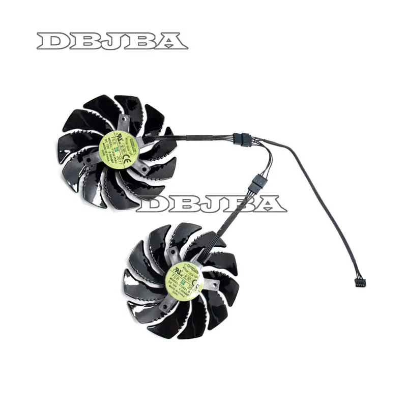 88mm T129215SU Graphics Card Cooling Fan For Gigabyte GeForce GTX 1050 Ti RX 480 470 570 580 GTX 1060 G1 1 pair Gaming Coolers