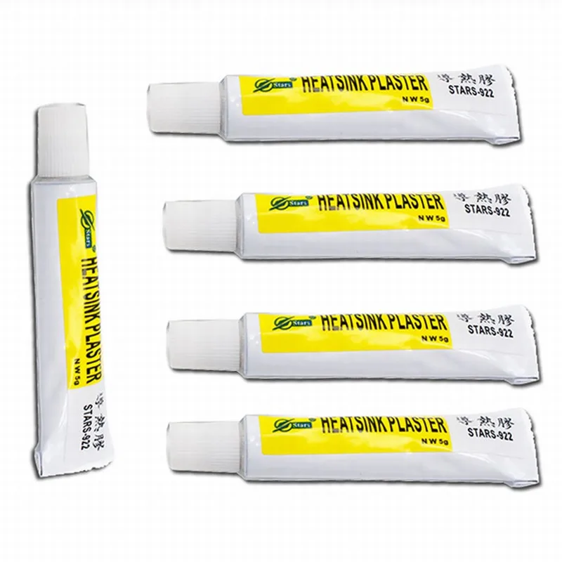 

Freight free 10pcs / set White IC CPU Processor VGA Card LED Heak sink Glue viscous Compounds Thermal Paste