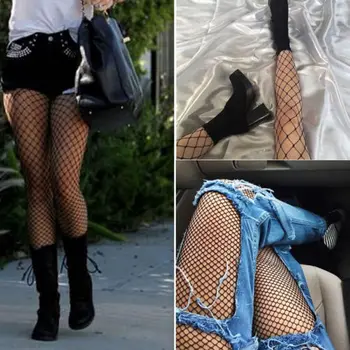 

2018 New Fashion Women Crystal Rhinestone Fishnet Elastic Stockings Fish Net Tights Pantyhose Hot Sell