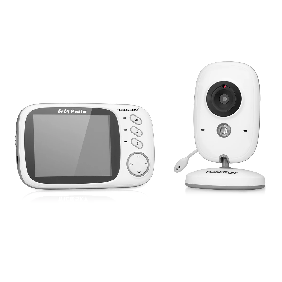 Floureon 3 2 цифровой Беспроводной 4 монитор GHz Baby ЖК дисплей няня безопасность Камера