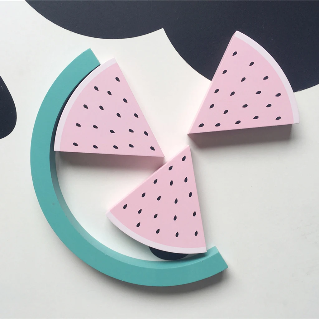 

MagiDeal Cute Wooden Build Handmade Nesting Puzzle Set Watermelon Print Baby Toys