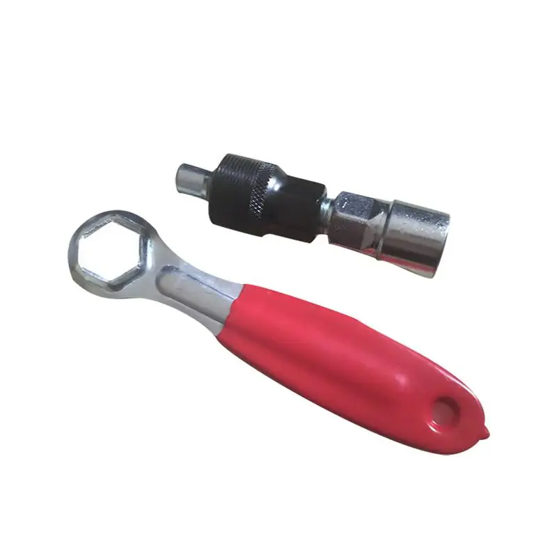

Bike Crank Extractor/Arm Remover Bottom Bracket Remover With Spanner/Wrench Professional Bicycle Repair Tool Kit High Quality