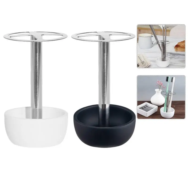  304 Stainless Steel Toothbrush Holder Rack Cosmetic Brush Storage Rack Innovative Couple Toothbrush