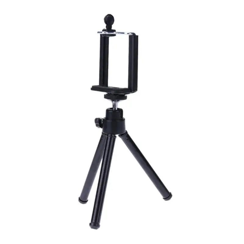 

Mini Portable Mobile Phone Stand Flexible Tripod for Smartphone Camera Video Black