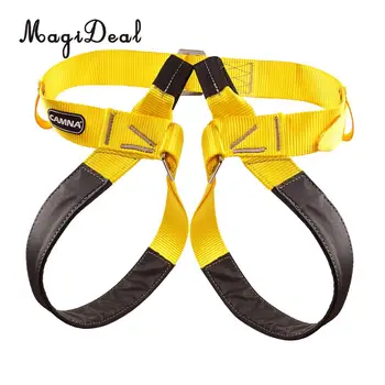 

Outdoor Rock Climbing Caving Safety Harness Half Body Waist Leg Protect Belt