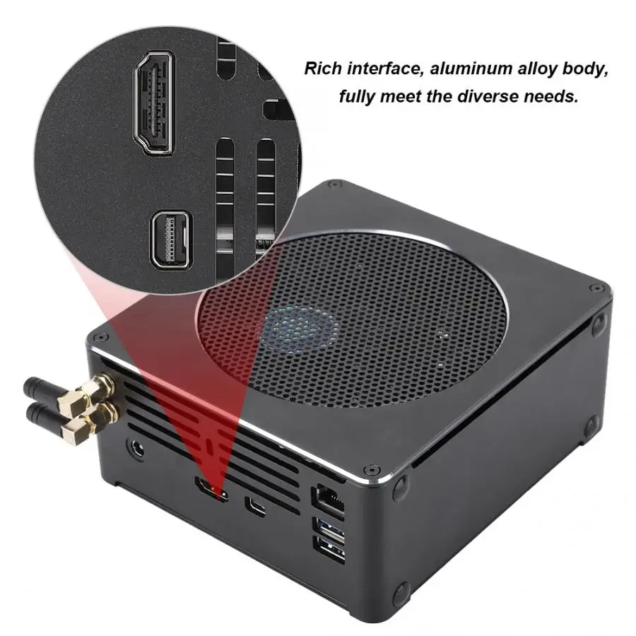Mini Computer 4-core Host für Intel i5 8300 H KEINE KEINE ROHEN Lagerung Standard System 100-240 V