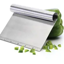 Мульти-функциональный Нержавеющая сталь нож для выпечки, для рубки теста скребок для помадной массы инструменты для украшения торта