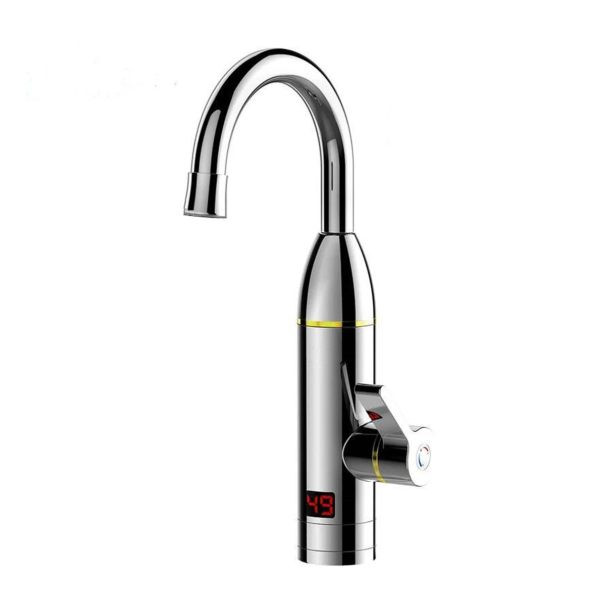 Home 220V 3000W Instant Electric Faucet Tap Hot Water Heater Stainless Steel Under Inflow LED Display Bathroom Kitchen|Электрические