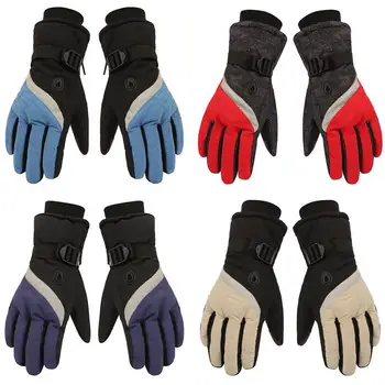 

Hot Touch Screen Ski Gloves Winter Thermal Waterproof Coldproof And Skidproof Unisex Riding Gloves With Thickening Cotton