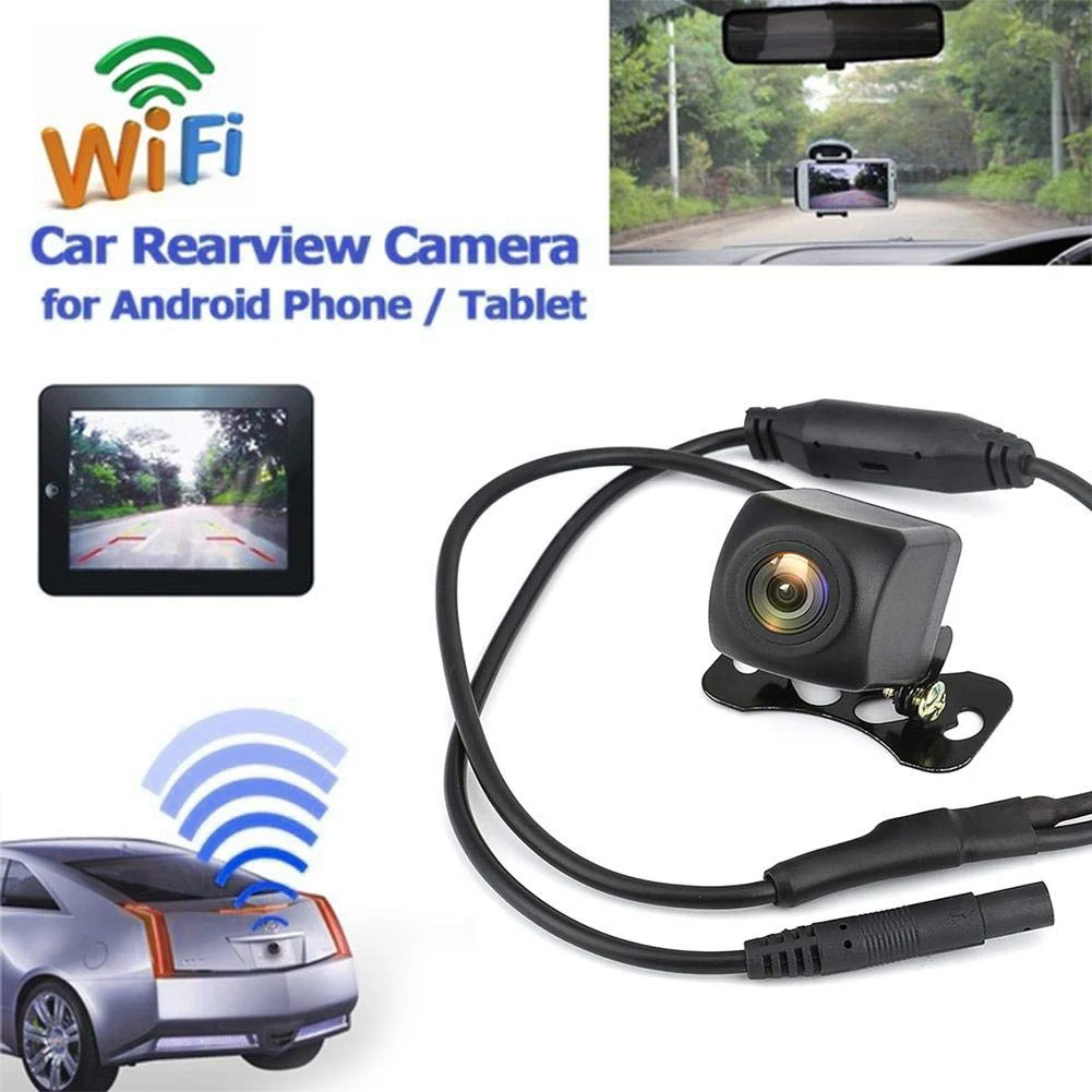 

Mini Wifi Waterproof HD Night Vision Car Backup Reverse Camera Rear For IOS and Android Monitor Parking Rear View Camera