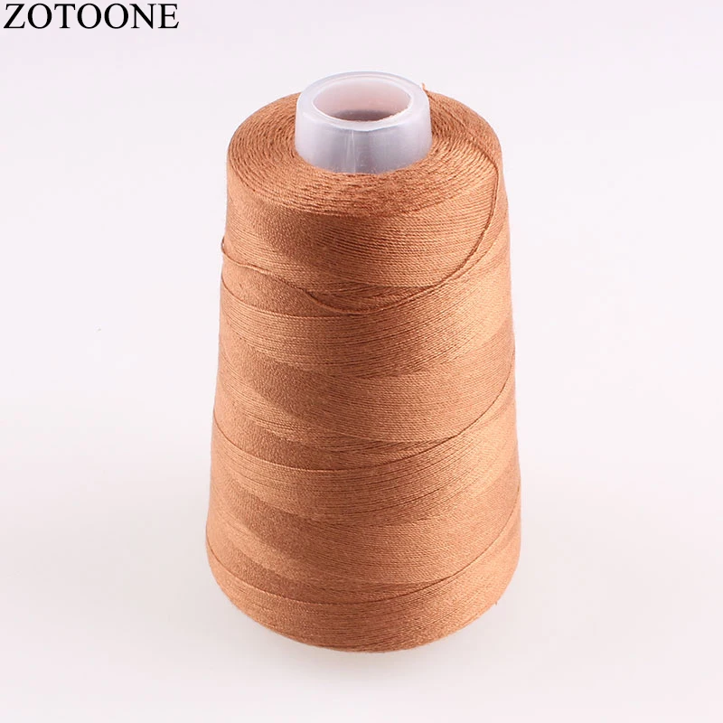 

ZOTOONE 3000Yards 20S/3 Spool Sewing Thread Machine Yarn For Jeans Polyester Sewing Thread For Leather Sewing Thighs Accessory C