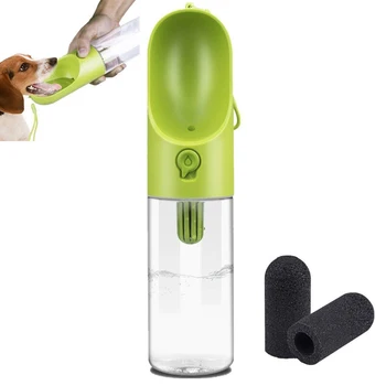 

Dog Water Bottle for Walking-Pet Water Dispenser Portable Dog Cat Travel Water Drink Bottle Bowl Dispenser Feeder Including 2