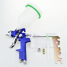 Hvlp краскопульт 1,4 мм Аэрограф безвоздушный пистолет-распылитель для окрашивания автомобилей пневматический инструмент Аэрограф-распылитель H827