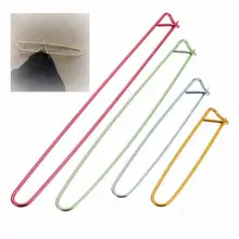 4 шт. цветные алюминиевые держатели для вязания крючком, фиксирующие держатели для стежков, держатель для маркеров, аксессуары для шитья, инструменты для плетения
