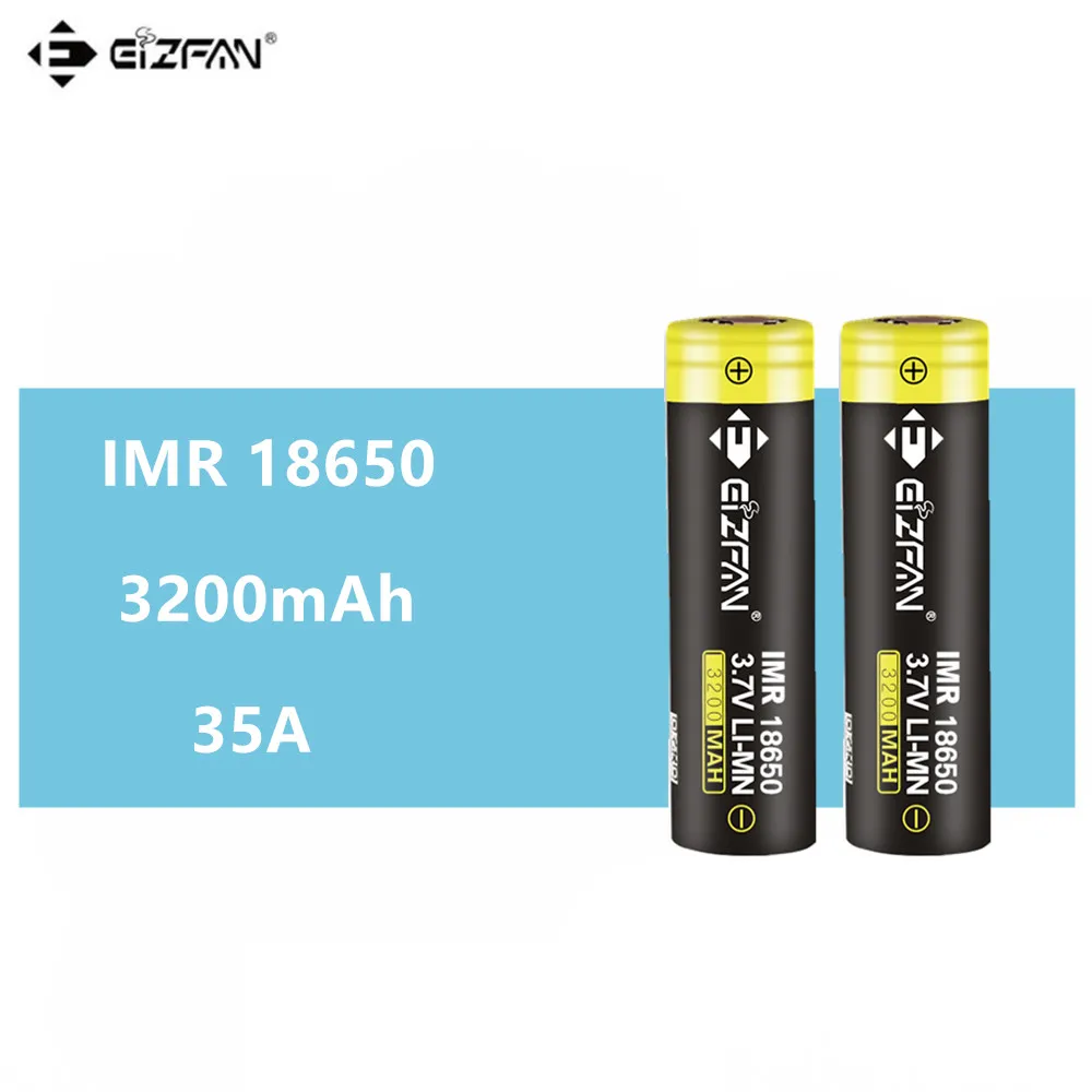 EIZFAN IMR 18650 аккумулятор 3200 мАч 35A литиевая батарея EFAN для Voopoo Drag SMOK Alien Vaporesso Revenger Vapor