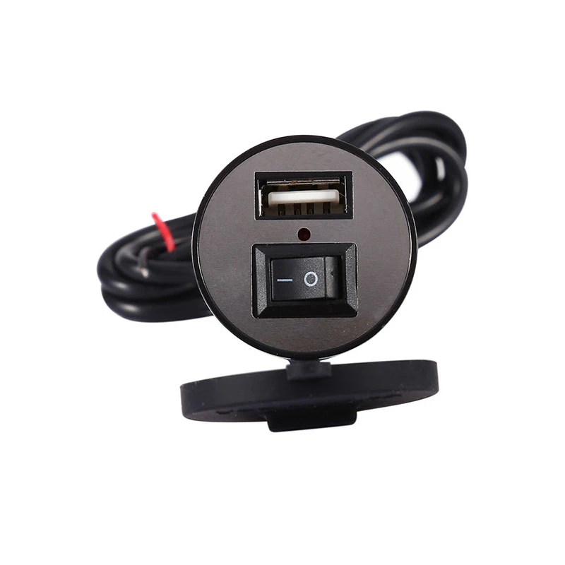 

12V-24V USB Charger Motorcycle Mobile Phone Power Socket Adapter Waterproof