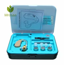Digital Ear Hook BTE Hearing Ear Aid Kit Anti Bacteria Sound Voice Amplifier Family Elder Parents Health Care Tool Gift