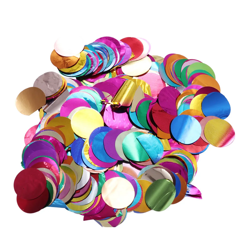 1 Pack Glitter Circle Dots Confetti Metallic Aluminum Foil