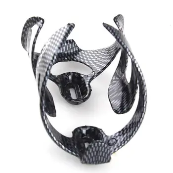 

New Bicycle Bottle Cage Carbon Fiber Pattern Water Bottle Holder Bicycle Bike Cycling Carbon Water Bottle Storage Rack