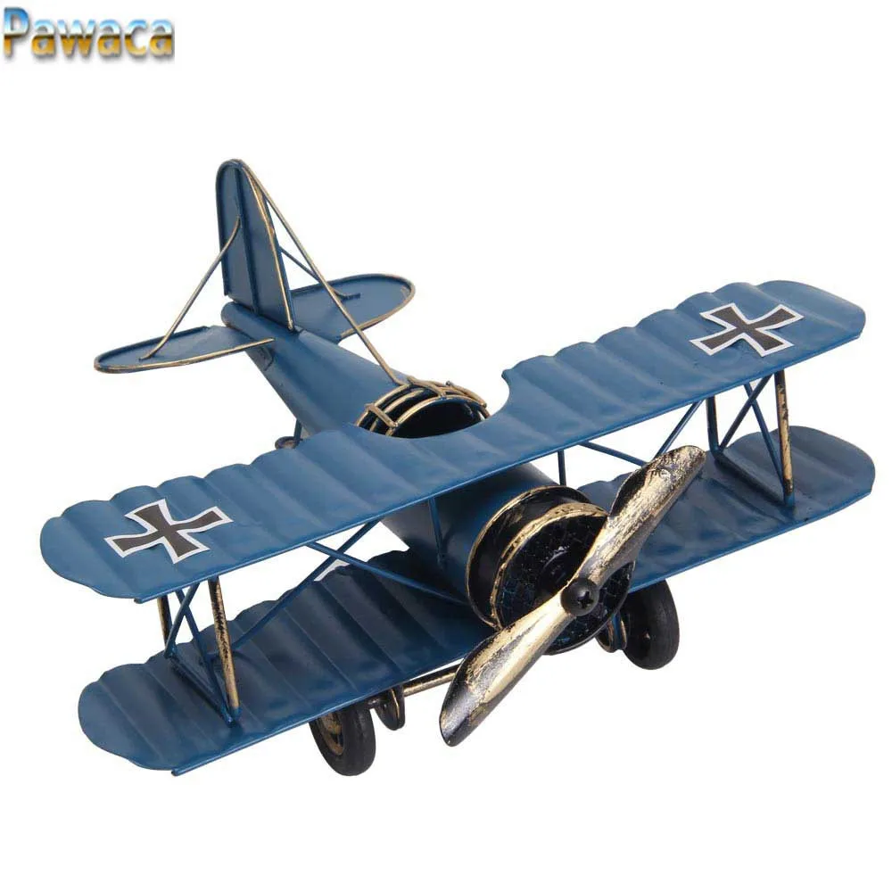 

Iron Retro Aircraft Vintage Metal Plane Model Glider Airplane Pendant Airplane Model Plane Toy Office Christmas Decoration Gift