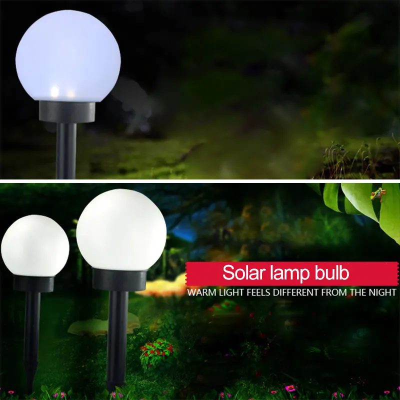 

IP65 Waterproof 2pcs LED Solar Lawn Lamp Garden Ball Light with Light sensor for Outdoor Landscape Decorative Street