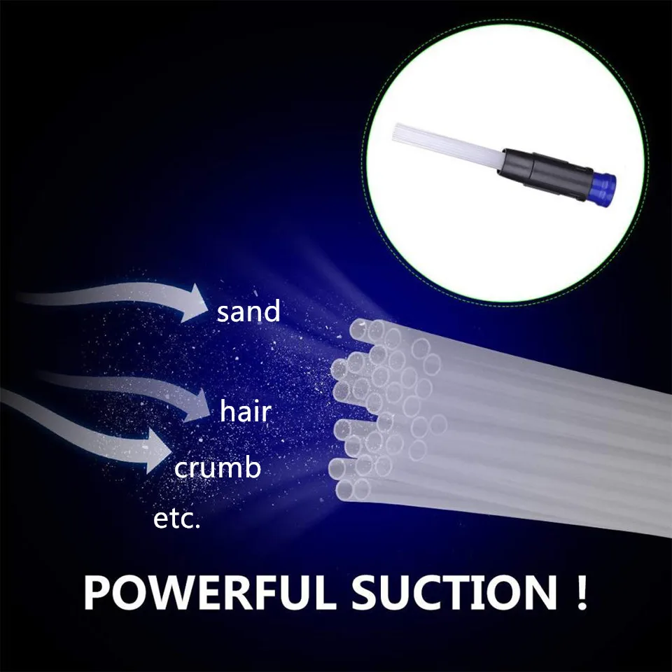 

Dust Cleaner Household Straw Tubes Dust Brush Dirt Remover Portable Vacuum Attachment Dust Cleaner Brush Cleaning Brushes Tools